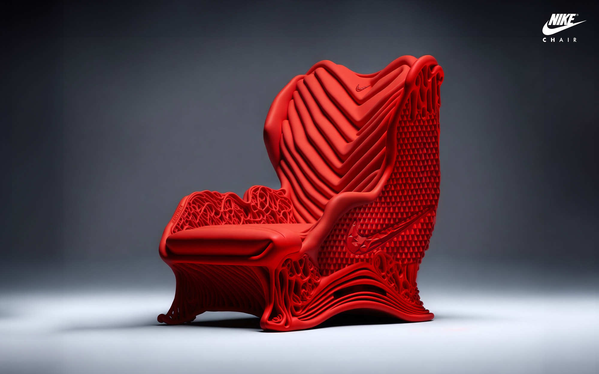 Generative AI Sneaker Seats. Air Yeezy 2 'Red October' by Allan Chan @aicethetk