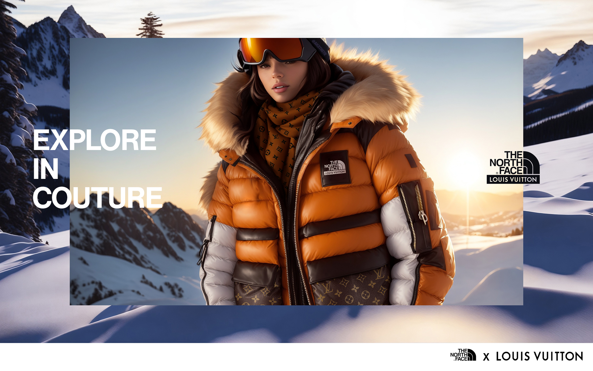 The North Face X Louis Vuitton AI Brand Collaboration Allan Chan Creative Creating the extraordinary