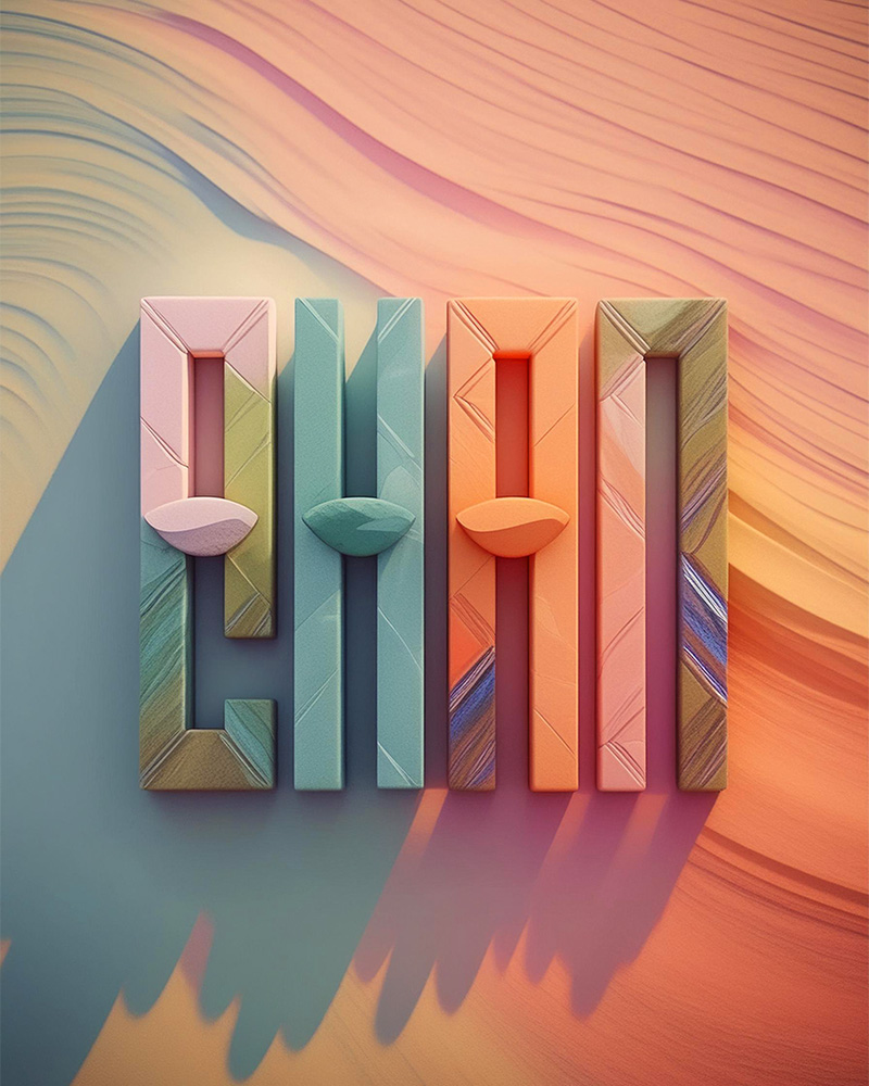 chan-logo_50 Generative AI logo variations created with Adobe Firefly’s Image 3 Model using Structure Reference. Allan Chan logo.