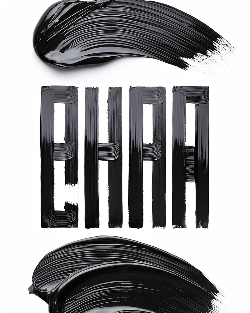 chan-logo_55 Generative AI logo variations created with Adobe Firefly’s Image 3 Model using Structure Reference. Allan Chan logo. Black paintbrush